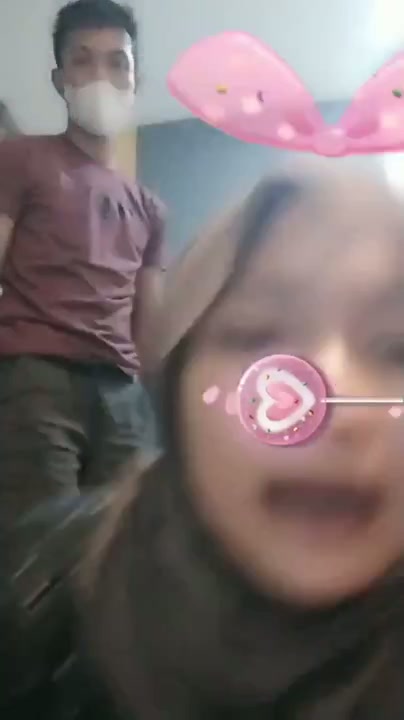 ABG Hijabers Live Ntot Bareng Pacar p.1